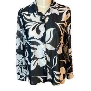 WILLOW Ridge button up blouse size XL